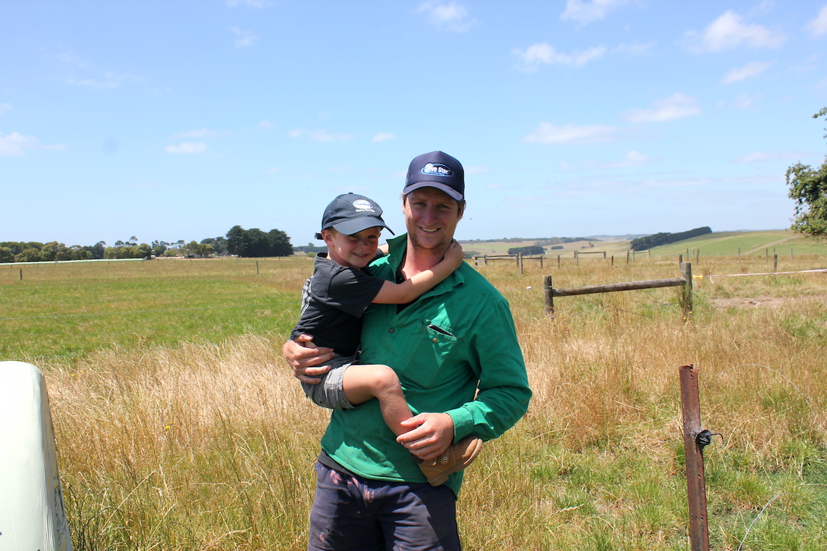 Jack Hutt and son Max web